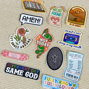 Christian & Bible Phrase Sticker Pack 3